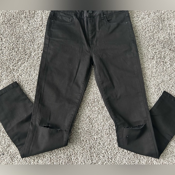 *DSTLD Women’s High Rise Split-Knee Skinny Jeans O-14 - Picture 6 of 8